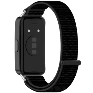 NYLON Vymeniteľný remienok pre Huawei Band 10 / Band 9 / Band 8 čierny