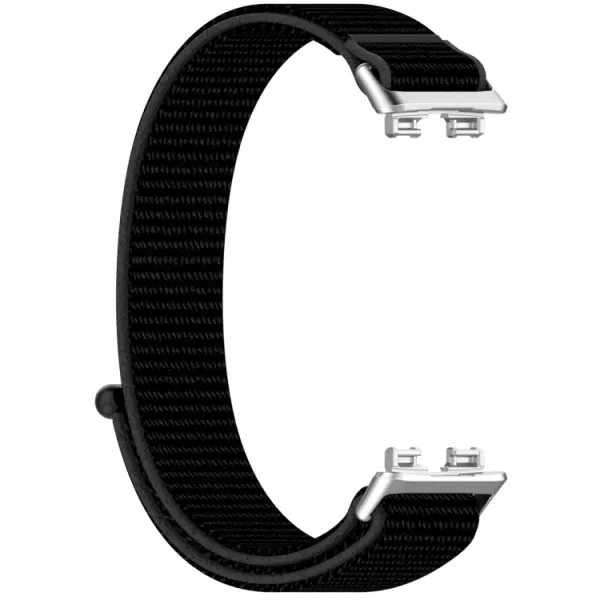NYLON Vymeniteľný remienok pre Huawei Band 10 / Band 9 / Band 8 čierny