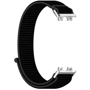 NYLON Vymeniteľný remienok pre Huawei Band 10 / Band 9 / Band 8 čierny