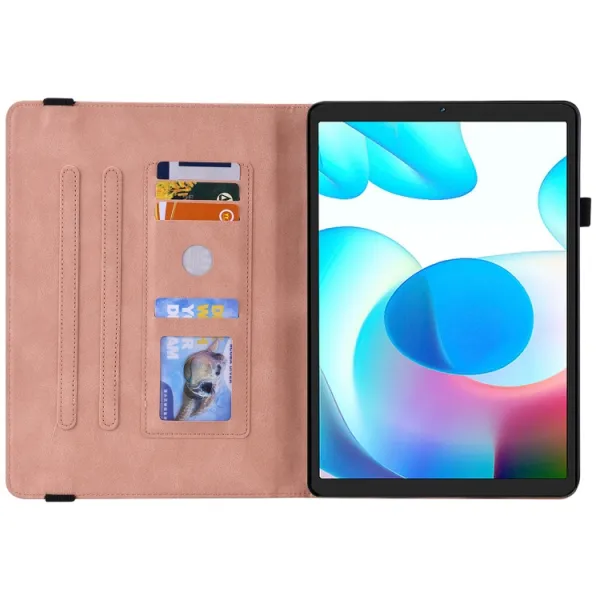 ART BUTTERFLY Zaklápacie puzdro Realme Pad Mini ružové
