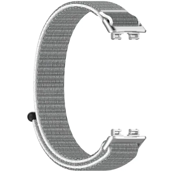 NYLON Vymeniteľný remienok pre Huawei Band 10 / Band 9 / Band 8 šedý