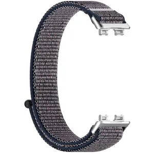 NYLON Vymeniteľný remienok pre Huawei Band 10 / Band 9 / Band 8 šedo-fialový