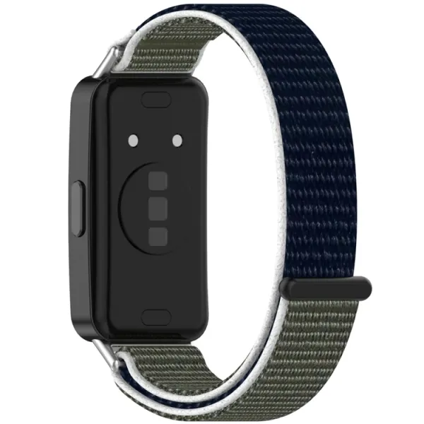 NYLON Vymeniteľný remienok pre Huawei Band 10 / Band 9 / Band 8 zeleno-modrý