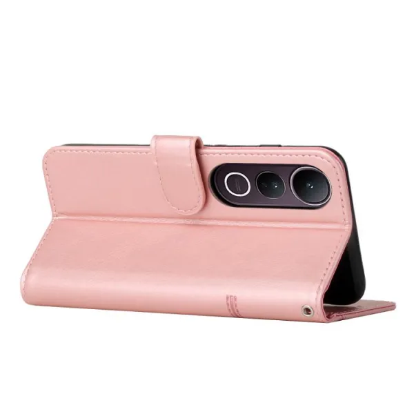 STITCHED Peňaženkový kryt pre Vivo V50 Lite ružový