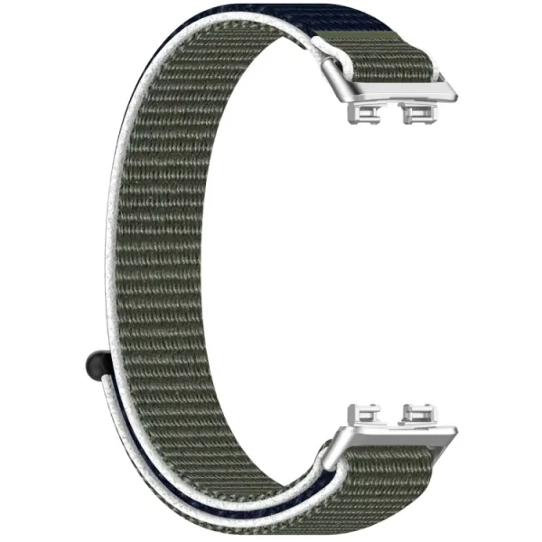 NYLON Vymeniteľný remienok pre Huawei Band 10 / Band 9 / Band 8 zeleno-modrý