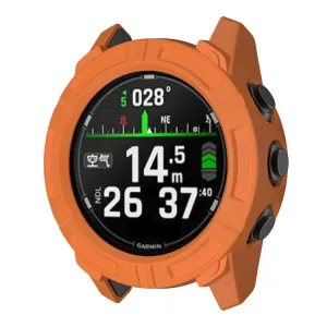 TPU HALF COVER Kryt pre Garmin Descent G2 oranžový