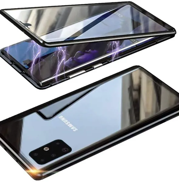 WOZINSKY Magnetický kryt 360° Samsung Galaxy S21 Plus 5G čierny