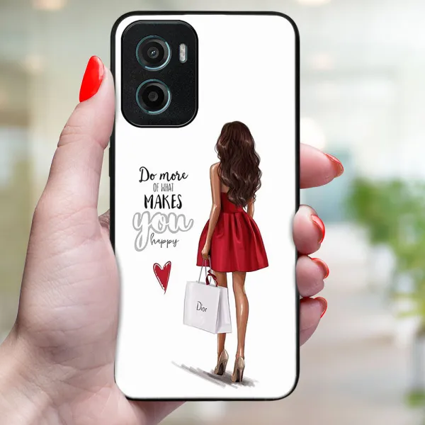 MY ART Ochranný kryt pre Motorola Moto G05 / Moto E15 RED DRESS (137)