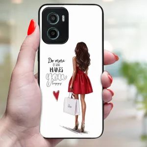 MY ART Ochranný kryt pre Motorola Moto G05 / Moto E15 RED DRESS (137)