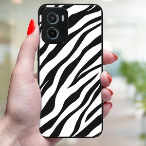 MY ART Ochranný kryt pre Motorola Moto G05 / Moto E15 ZEBRA (237)