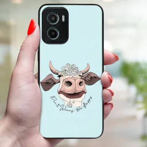 MY ART Ochranný kryt pre Motorola Moto G05 / Moto E15 HAPPY COW (181)