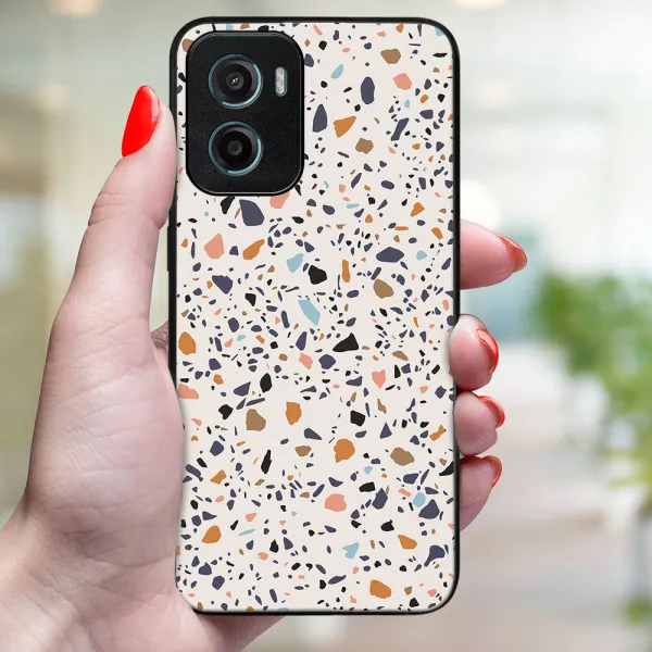 MY ART Ochranný kryt pre Motorola Moto G05 / Moto E15 BEIGE TERRAZZO (162)