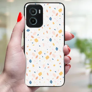 MY ART Ochranný kryt pre Motorola Moto G05 / Moto E15 ORANGE TERRAZZO (165)