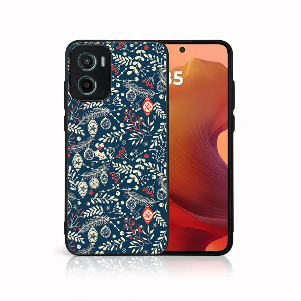 MY ART Kryt s vianočným dizajnom Motorola Moto G05 / Moto E15 MISTLETOE (070)