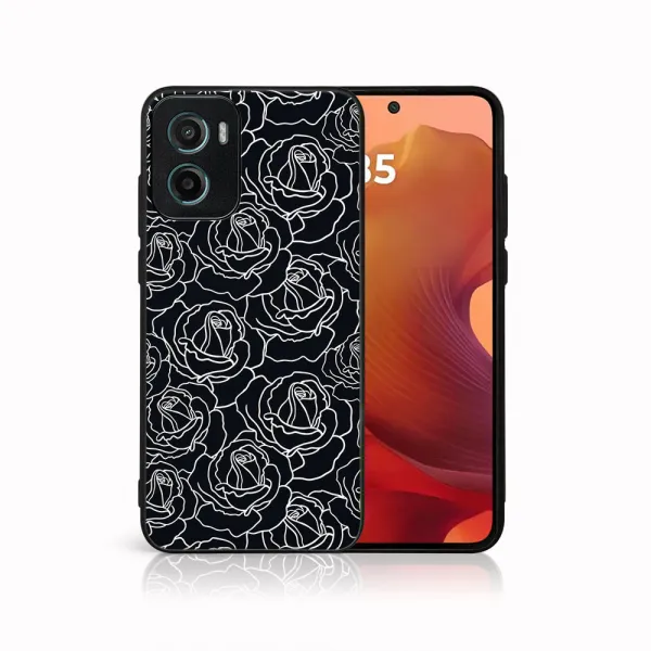 MY ART Ochranný kryt pre Motorola Moto G05 / Moto E15 ROSES (172)