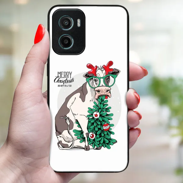 MY ART Kryt s vianočným dizajnom Motorola Moto G05 / Moto E15 MERRY CHRISTMAS (074)