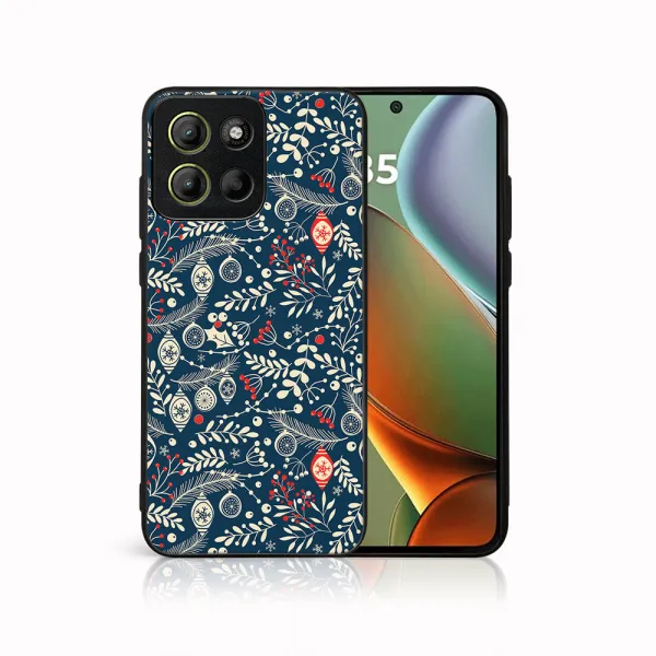 MY ART Kryt s vianočným dizajnom Motorola Moto G15 / G15 Power / G17 / G17 Power MISTLETOE (070)