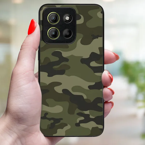 MY ART Ochranný kryt pre Motorola Moto G15 / G15 Power / G17 / G17 Power GREEN CAMO (235)