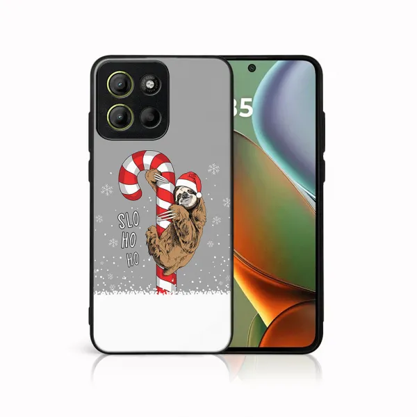 MY ART Kryt s vianočným dizajnom Motorola Moto G15 / G15 Power / G17 / G17 Power CANDY (076)
