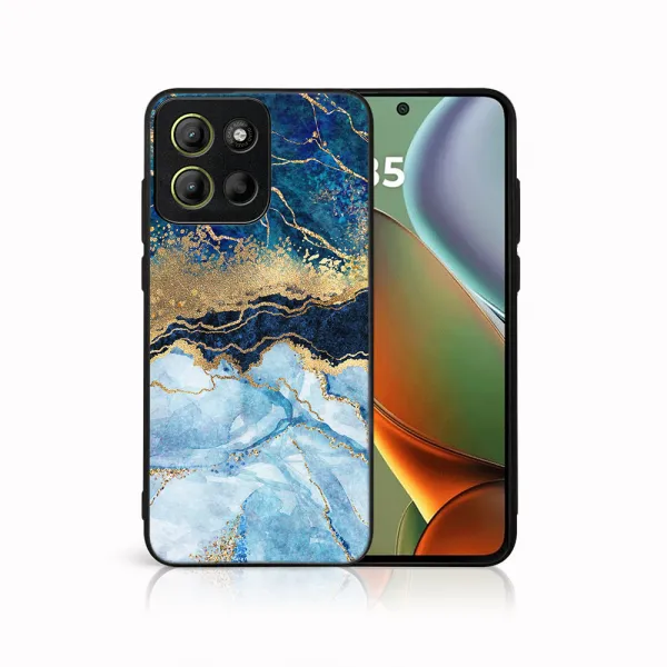 MY ART Ochranný kryt pre Motorola Moto G15 / G15 Power / G17 / G17 Power BLUE MARBLE (141)