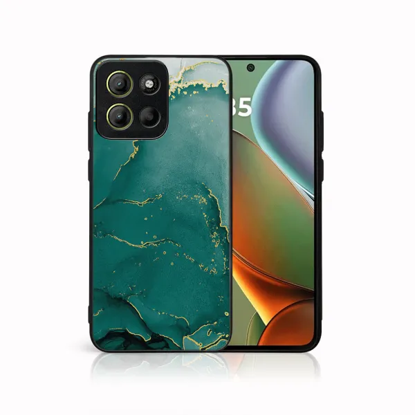 MY ART Ochranný kryt pre Motorola Moto G15 / G15 Power / G17 / G17 Power GREEN MARBLE (145)