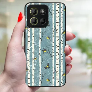 MY ART Kryt s vianočným dizajnom Motorola Moto G15 / G15 Power / G17 / G17 Power BIRCH (072)