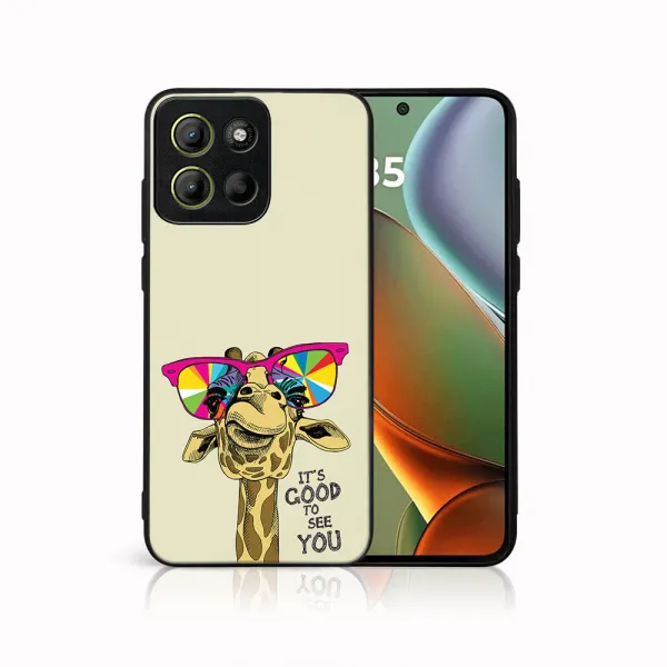 MY ART Ochranný kryt pre Motorola Moto G15 / G15 Power / G17 / G17 Power GIRAFFE (180)