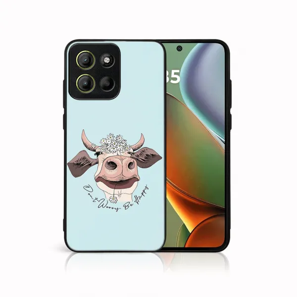 MY ART Ochranný kryt pre Motorola Moto G15 / G15 Power / G17 / G17 Power HAPPY COW (181)