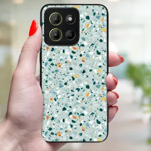 MY ART Ochranný kryt pre Motorola Moto G15 / G15 Power / G17 / G17 Power BLUE TERRAZZO (164)