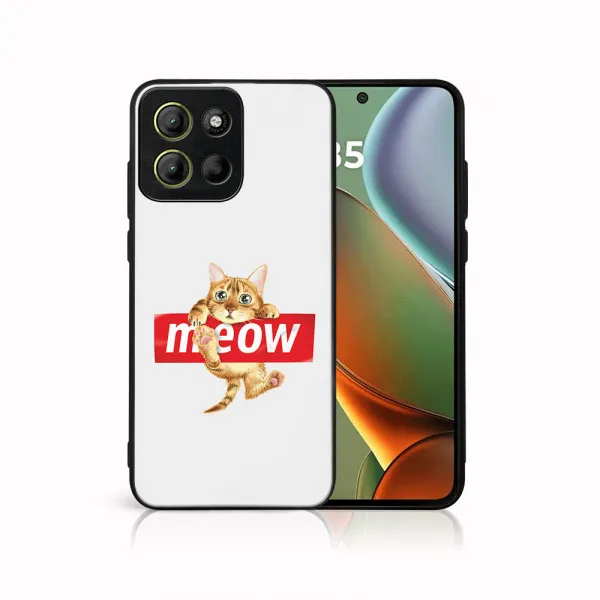MY ART Ochranný kryt pre Motorola Moto G15 / G15 Power / G17 / G17 Power MEOW (183)