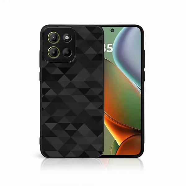 MY ART Ochranný kryt pre Motorola Moto G15 / G15 Power / G17 / G17 Power BLACK TRIANGLES (232)