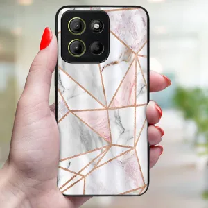 MY ART Ochranný kryt pre Motorola Moto G15 / G15 Power / G17 / G17 Power PINK MARBLE (143)