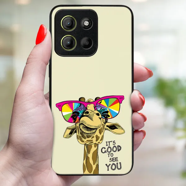 MY ART Ochranný kryt pre Motorola Moto G15 / G15 Power / G17 / G17 Power GIRAFFE (180)