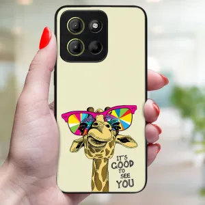 MY ART Ochranný kryt pre Motorola Moto G15 / G15 Power / G17 / G17 Power GIRAFFE (180)