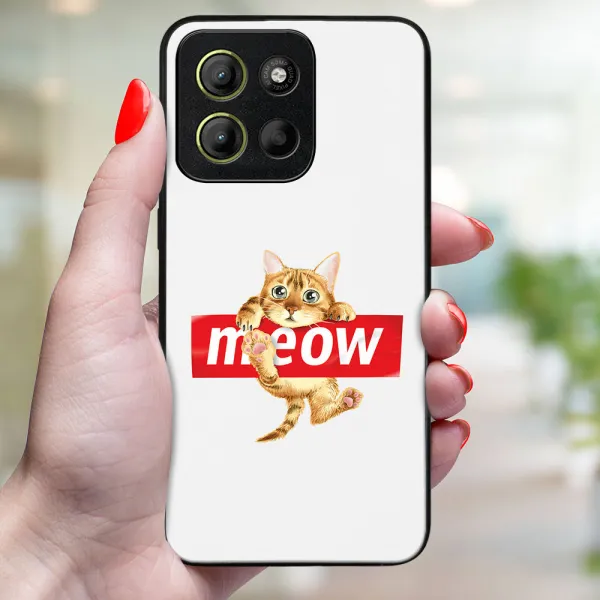 MY ART Ochranný kryt pre Motorola Moto G15 / G15 Power / G17 / G17 Power MEOW (183)