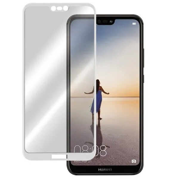 3D Tvrdené sklo Huawei P20 Lite biele