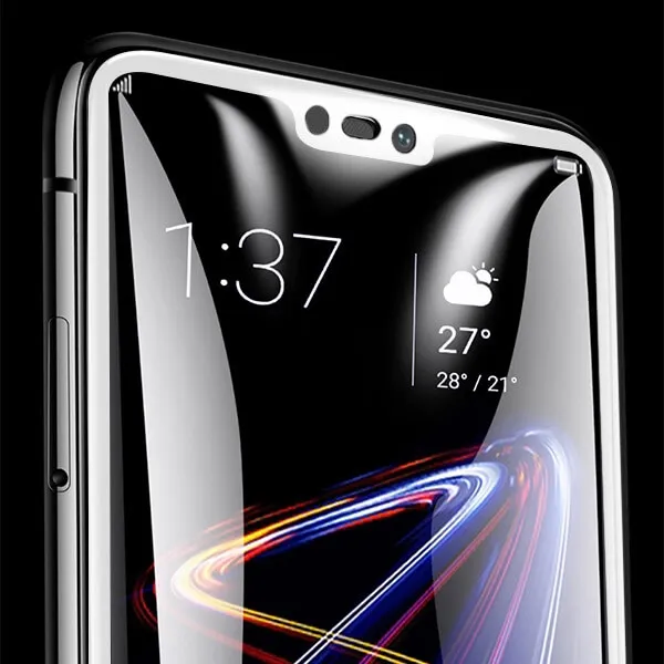 3D Tvrdené sklo Huawei P20 Lite biele