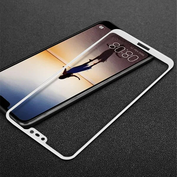 3D Tvrdené sklo Huawei P20 Lite biele