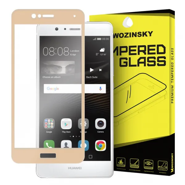 Tvrdené (temperované) sklo Huawei P9 Lite zlaté