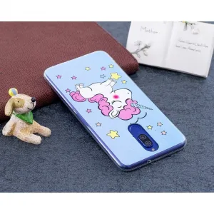ART TPU Svietiaci obal Huawei Mate 10 Lite UNICORN modrý