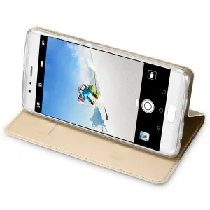 DUX Flipové puzdro Huawei P10 Plus zlaté