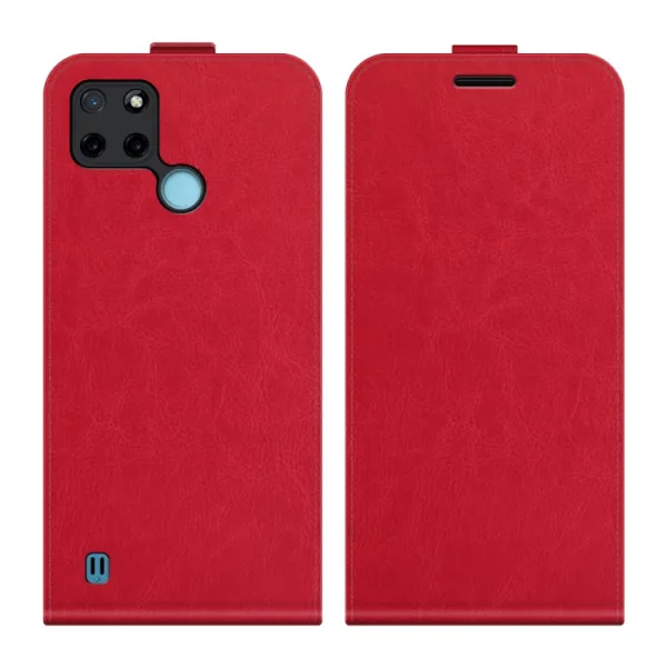Vyklápacie puzdro Realme C21Y / C25Y červené