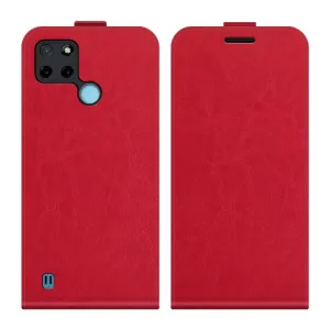Vyklápacie puzdro Realme C21Y / C25Y červené