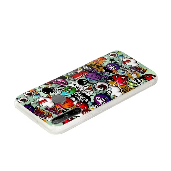 ART TPU Svietiaci obal Huawei P40 Lite E RUBBISH