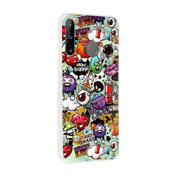ART TPU Svietiaci obal Huawei P40 Lite E RUBBISH