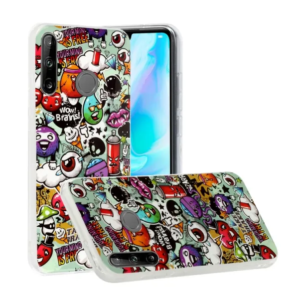 ART TPU Svietiaci obal Huawei P40 Lite E RUBBISH