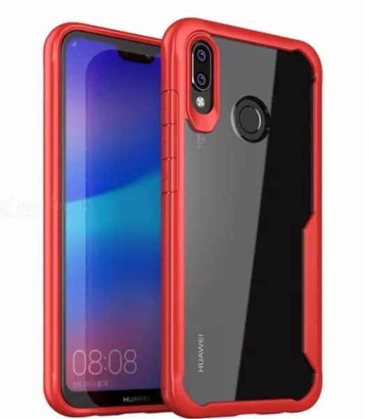 FRAME Ochranný kryt Huawei Nova 3 červený