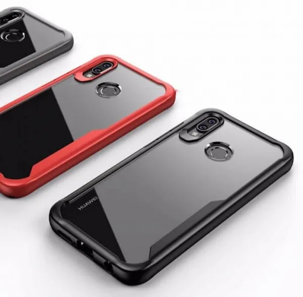 FRAME Ochranný kryt Huawei Nova 3 červený