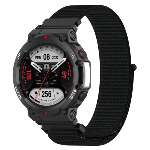 NYLON Vymeniteľný remienok pre Amazfit T-Rex 2 čierny