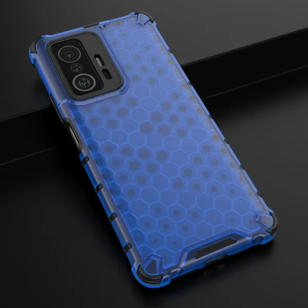 HONEYCOMB Ochranný kryt Xiaomi 11T / 11T Pro modrý